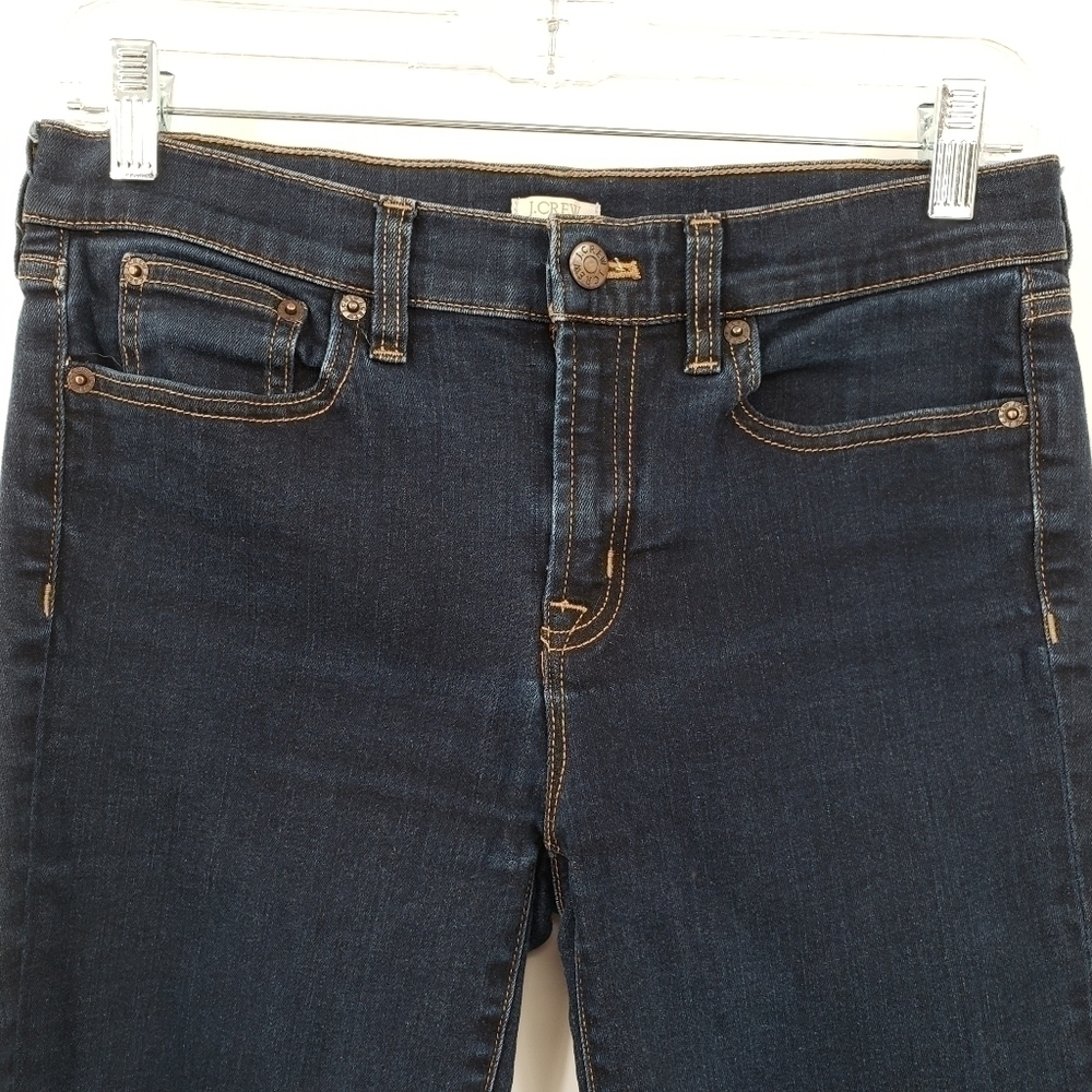 J. Crew Factory Stretch Skinny Jeans in Dark Wash, Size 28 - Picture 3 of 7